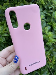Silicone Case - Motorola E7 Power - Rosa Bebê