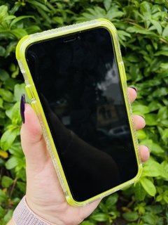 Case 3 em 1 Elegante - iPhone 13 - Com Aro Frontal - Verde Neon Brilhante - comprar online