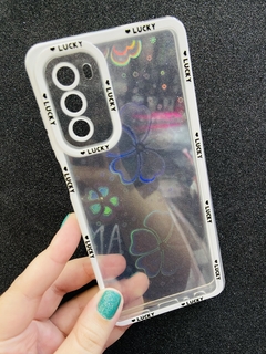 Case Holográfica - Motorola G62 - Branco