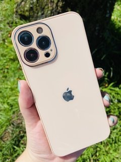 Case Vidro - iPhone 13 Pro - Nude
