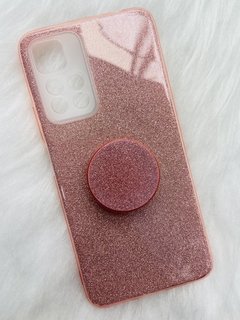 Case Glitter Anti-impacto com Pop - Xiaomi Redmi Note 11 Pro Max - Salmão