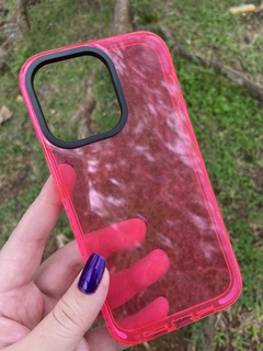 Case Neon Anti-impacto - iPhone 14 Pro Max - Pink