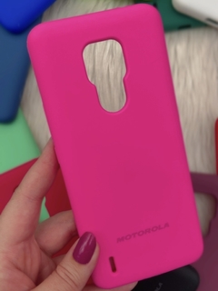 Silicone Case - Motorola E7 - Pink