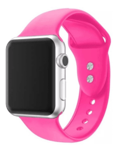 Pulseira Borracha - Apple Watch 42 mm / 44 mm / 45 mm / 49 mm - Pink