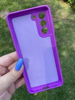 Case Veludo - Samsung S21 - Com Proteção Na Câmera - Roxo - comprar online