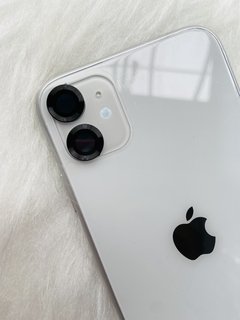 Protetor de câmera Metálico - iPhone 11 / iPhone 12 / iPhone 12 Mini - Preto