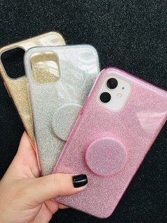 Case Glitter Anti-impacto Com Pop - iPhone 11 Pro Max