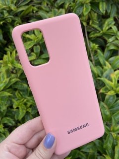 Silicone Case - Samsung S20 - Rosa Algodão Doce