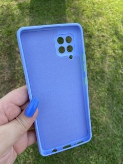 Case Veludo - Samsung A42 - Azul Cinderela - comprar online
