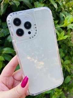 Case 3 em 1 Glitter - iPhone 13 Pro Max - Transparente
