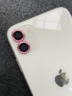 Protetor de câmera Metálico - iPhone 13 / 13 Mini - Rosa