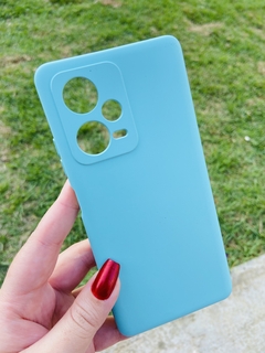 Case Veludo - Xiaomi Redmi Note 12 Pro Plus - Com Proteção Na Câmera - Turquesa