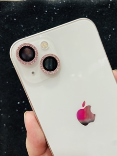 Protetor de câmera Strass - iPhone 13 / 13 Mini - Rosa