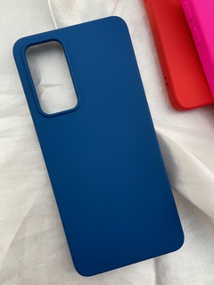 Case Veludo - Xiaomi Mi 12 Lite - Azul Escuro