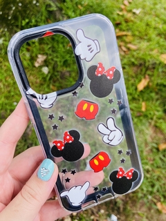 Case 2 em 1 - iPhone 13 Pro - Disney Simbolos Preto