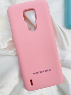 Silicone Case - Motorola E7 - Rosa Bebê
