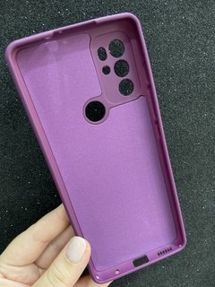 Case Veludo - Motorola G60 S - Com proteção na câmera - Roxo - comprar online