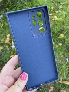 Case Veludo - Samsung Note 20 Ultra - Com proteção na câmera - Azul Marinho - comprar online