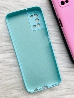 Case Veludo - Samsung A03 S - Com proteção na câmera - Turquesa - comprar online