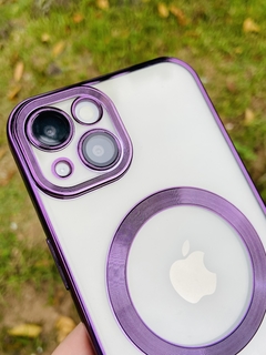 Case MagSafe Metalizada - iPhone 14 - Roxo - comprar online