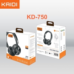 Headset Fone Bluetooth Kaidi KD 750 - Preto - comprar online