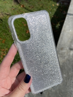 Case Brilho - Motorola G22 / E32 - Com proteção na câmera - Prata