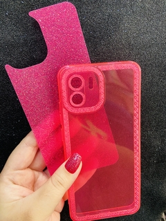 Case Brilho - Xiaomi Redmi A1 - Com proteção na câmera - Pink - comprar online