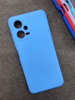 Case Veludo - Xiaomi Poco X5 - Com Proteção Na Câmera - Azul