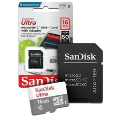 Cartão de Memória Sandisk Ultra 16gb 8.0 Classe 10 - Original