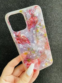 Case Flamingos Efeito Mármore - iPhone 11 Pro