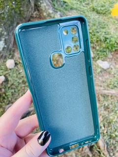 Case Ryca - Samsung A21 S - Com Veludo Interno - Verde - comprar online