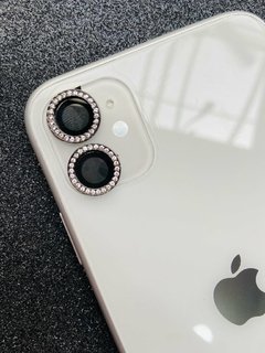 Protetor de câmera Strass - iPhone 13 / iPhone 13 Mini - Preto
