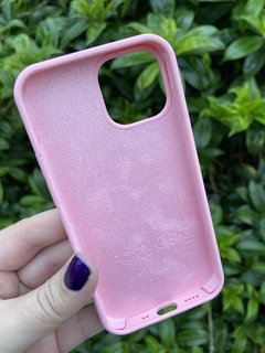 Silicone Case - iPhone 13 Mini - Fechada Embaixo - Rosa Bebê - comprar online
