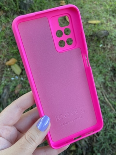 Case Veludo - Xiaomi Redmi 10 - Com proteção na câmera - Pink - comprar online