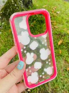 Case 2 em 1 - iPhone 13 Pro - Disney Simbolos Pink na internet