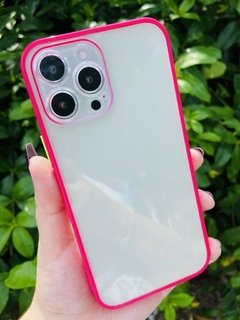 Case Fake Bumper - iPhone 13 Pro - Rosa