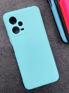 Case Veludo - Xiaomi Poco X5 / X5 Pro - Com Proteção Na Câmera - Turquesa