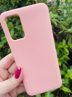 Case Veludo - Samsung A02 S - Rosa