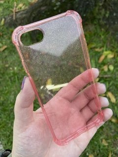 Case Anti-impacto Glitter - iPhone 7 / 8 / SE 2020 - Rosa