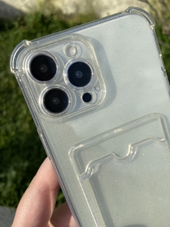 Case Anti-impacto Glitter Porta Cartão - iPhone 13 Pro Max - comprar online