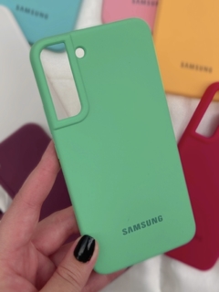 Silicone Case - Samsung S22 Plus - Verde Água