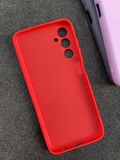 Case Veludo - Samsung A24 - Com Proteção Na Câmera - Vermelho - comprar online