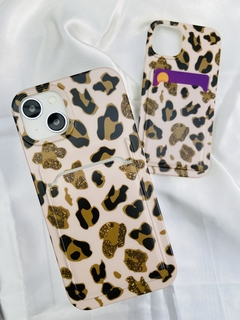 Case Leopardo Porta cartão - iPhone 13