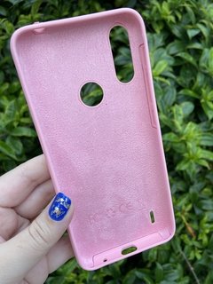 Silicone Case - Motorola E7 Power - Rosa Bebê - comprar online
