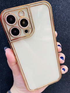 Case Glamour - iPhone 14 Pro - Dourado