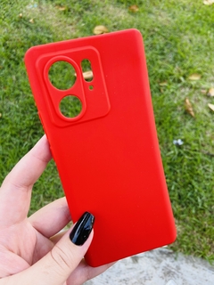 Case Veludo - Motorola Edge 40 - Vermelho