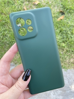 Case Veludo - Motorola Edge 40 Pro - Verde Escuro