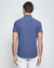 Camisa Tinturada Azul MC - Resumo Moda Masculina