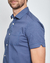 Camisa Tinturada Azul MC - comprar online