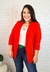 Blazer Alfaiataria Vermelho